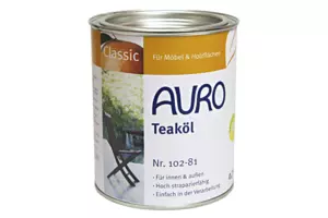 Auro Gartenmöbelöl / Teaköl Classic Nr. 102 mit Orangenöl!