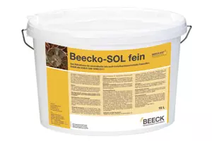 Beecko-SOL fein Sol-Silikatfarbe für mineralische wie auch kunstharzbeschichtete Fassaden