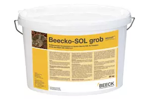 Beecko-SOL grob - schlämmender Grundanstrich im System Beecko-SOL für Fassaden