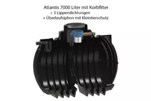 Atlantis 7000 Liter Premium Regenwassertank