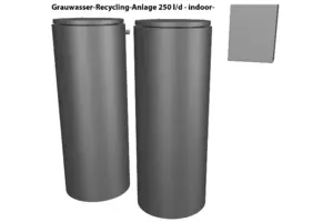 Grauwasser-Recycling-Anlage 250 l/d - indoor-
