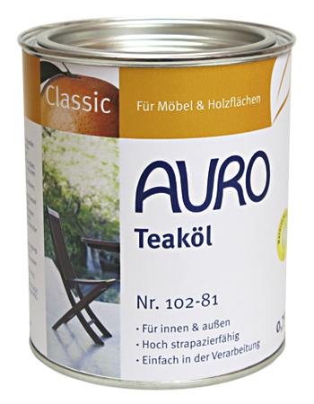 Auro Gartenmöbelöl / Teaköl Classic Nr. 102 mit Orangenöl! Bild 1