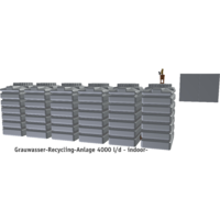 Grauwasser-Recycling-Anlage 4000 l/d - indoor  Bild 1 