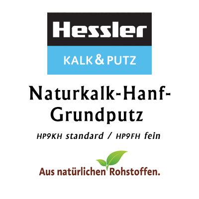 Hessler Naturkalk-Hanf-Grundputz Bild 1