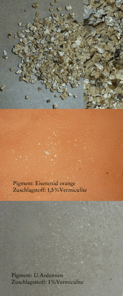 Vermiculite als dekorativer Zuschlagstoff Bild 1