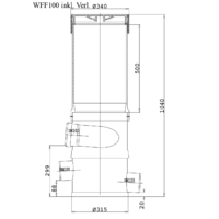 WISY Regenwasserfilter Wirbel-Fein-Filter WFF mit DN 100 oder DN150 Anschluss  Bild 5 