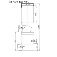 WISY Regenwasserfilter Wirbel-Fein-Filter WFF mit DN 100 oder DN150 Anschluss  Bild 11 