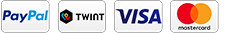 Zahlungsmöglichkeiten: PayPal, Twint, Visa, Mastercard