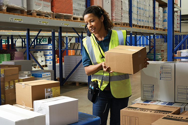 Pick-by-Voice with warehouse management software SuPCIS-L8